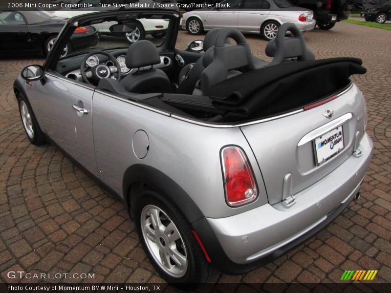 Pure Silver Metallic / Space Gray/Panther Black 2006 Mini Cooper Convertible