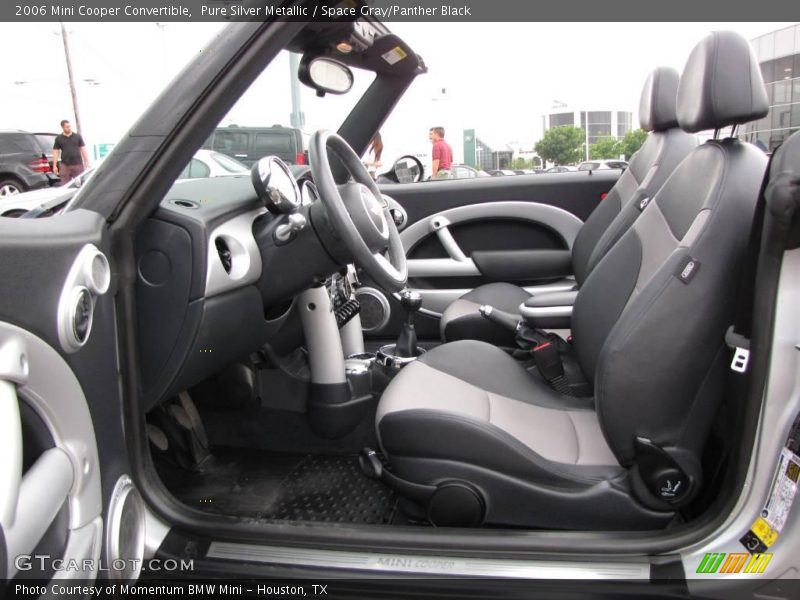 Pure Silver Metallic / Space Gray/Panther Black 2006 Mini Cooper Convertible