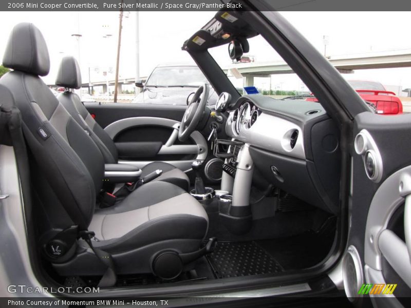 Pure Silver Metallic / Space Gray/Panther Black 2006 Mini Cooper Convertible