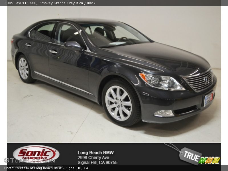 Smokey Granite Gray Mica / Black 2009 Lexus LS 460