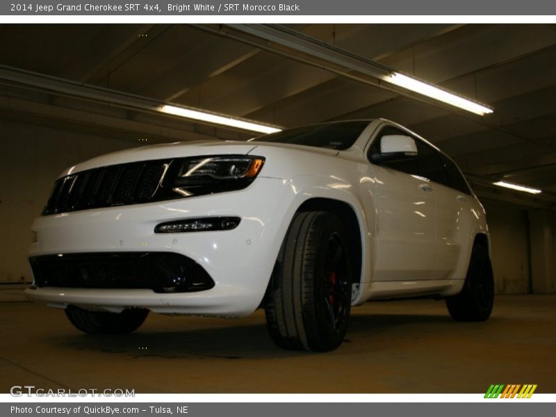 Bright White / SRT Morocco Black 2014 Jeep Grand Cherokee SRT 4x4