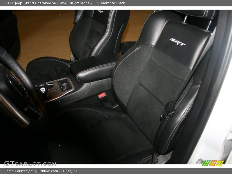 Bright White / SRT Morocco Black 2014 Jeep Grand Cherokee SRT 4x4