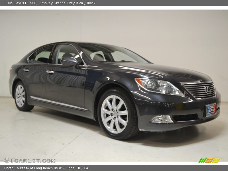 Smokey Granite Gray Mica / Black 2009 Lexus LS 460