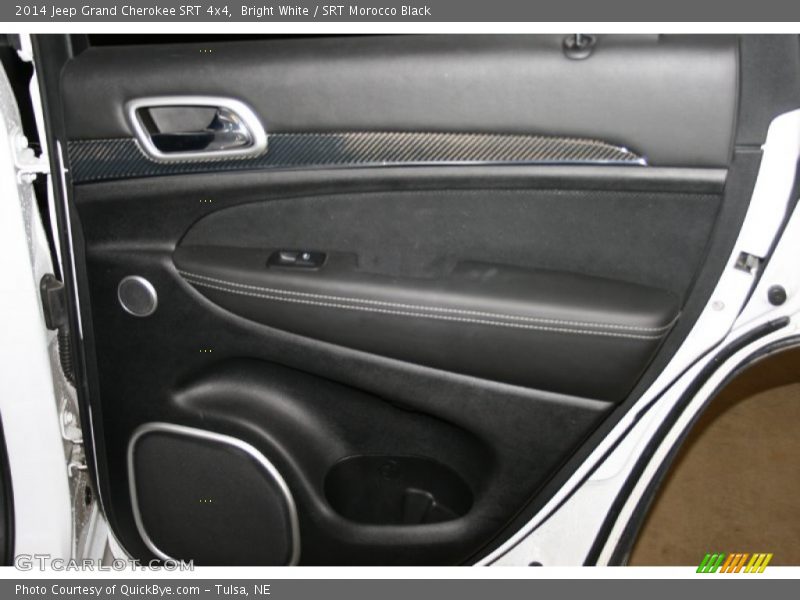 Bright White / SRT Morocco Black 2014 Jeep Grand Cherokee SRT 4x4