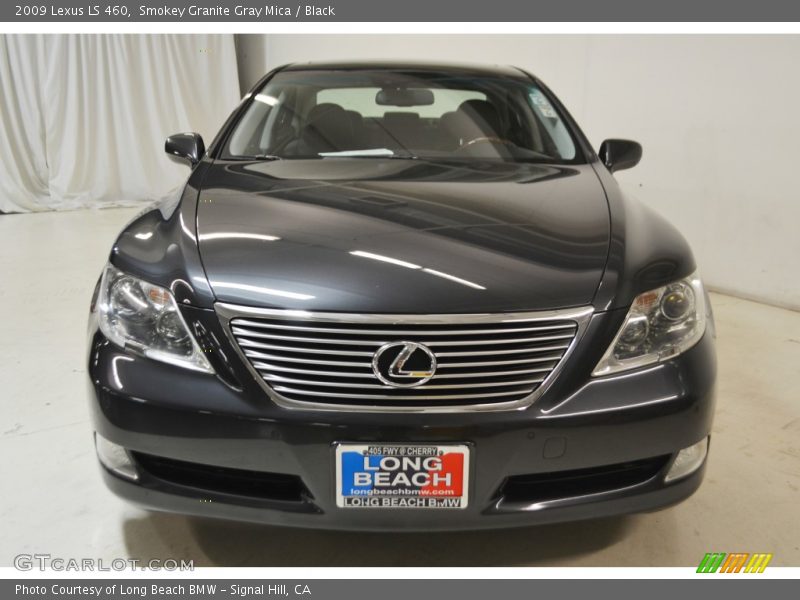 Smokey Granite Gray Mica / Black 2009 Lexus LS 460