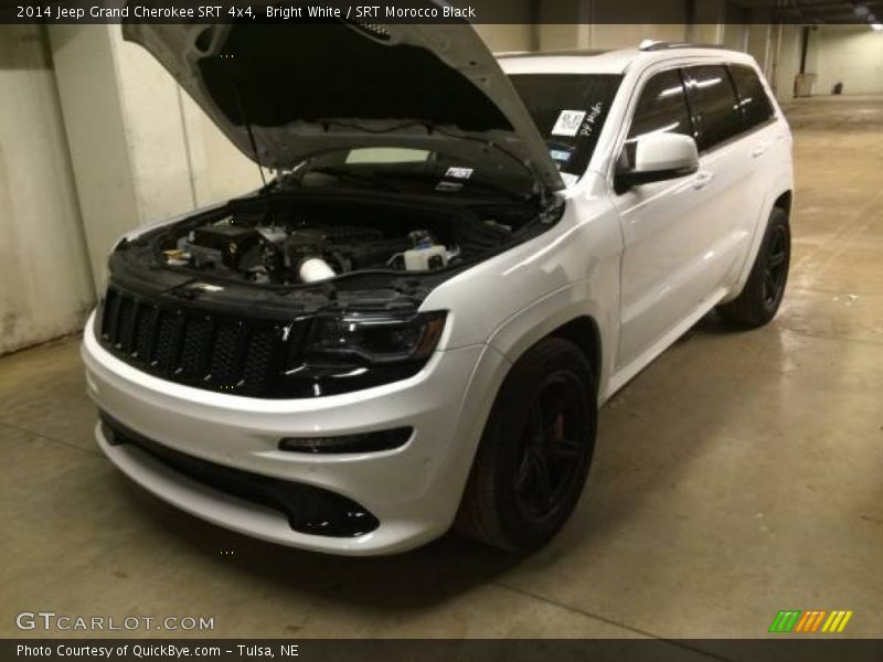 Bright White / SRT Morocco Black 2014 Jeep Grand Cherokee SRT 4x4