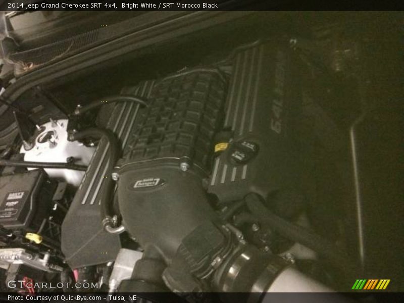 Bright White / SRT Morocco Black 2014 Jeep Grand Cherokee SRT 4x4