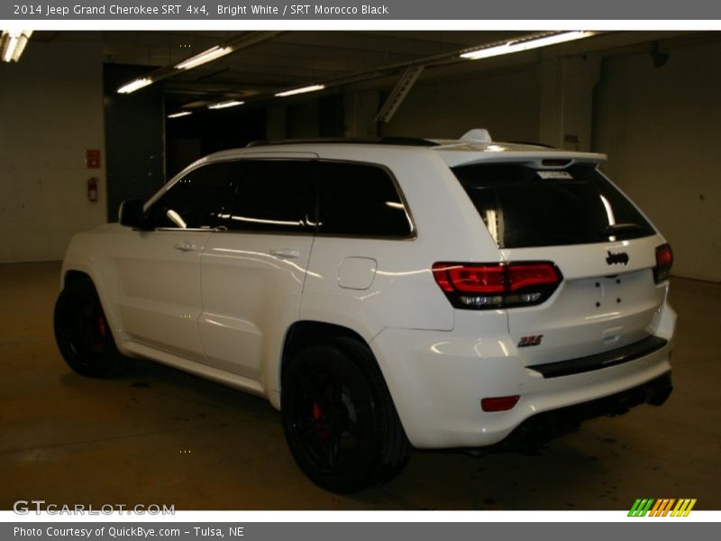 Bright White / SRT Morocco Black 2014 Jeep Grand Cherokee SRT 4x4