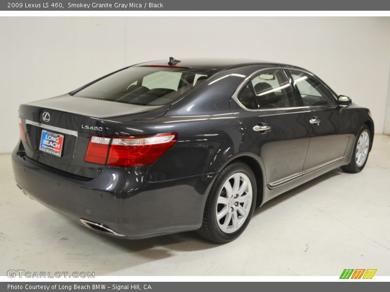 Smokey Granite Gray Mica / Black 2009 Lexus LS 460
