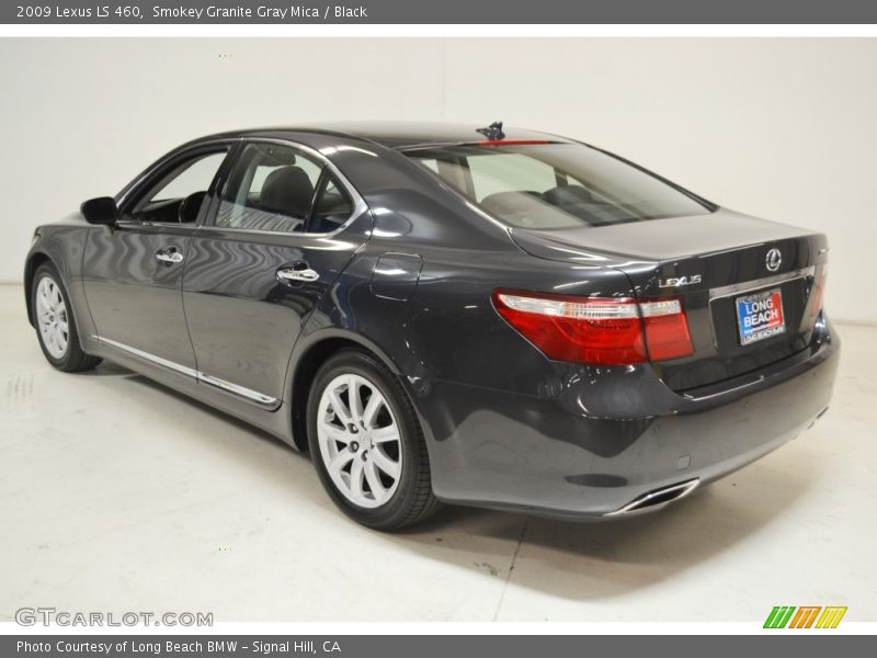 Smokey Granite Gray Mica / Black 2009 Lexus LS 460