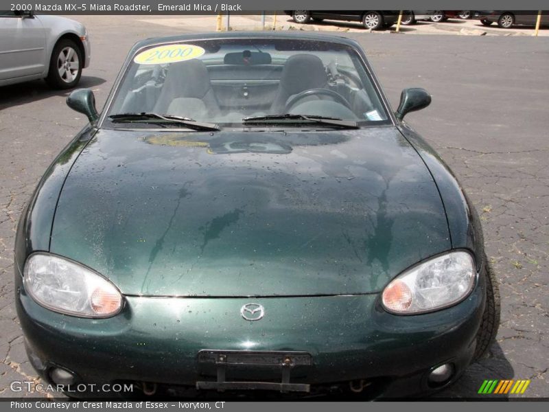 Emerald Mica / Black 2000 Mazda MX-5 Miata Roadster