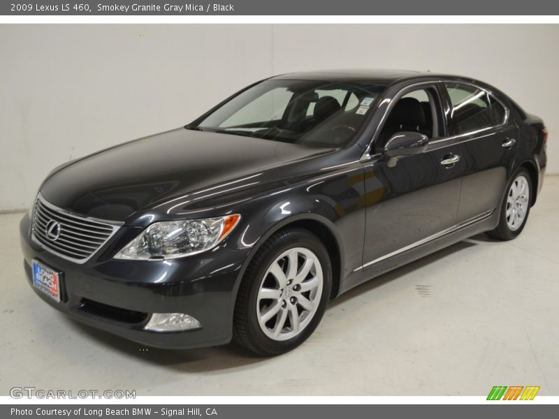 Smokey Granite Gray Mica / Black 2009 Lexus LS 460