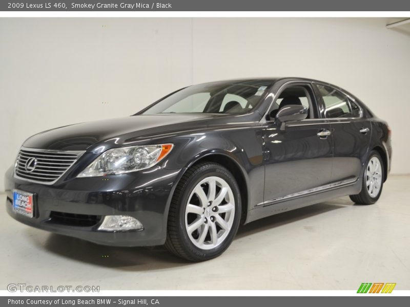 Smokey Granite Gray Mica / Black 2009 Lexus LS 460