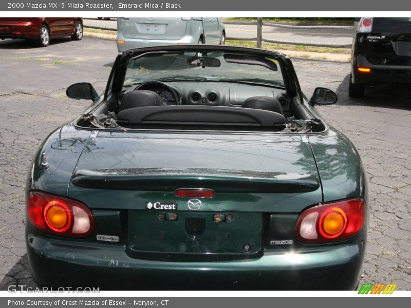 Emerald Mica / Black 2000 Mazda MX-5 Miata Roadster