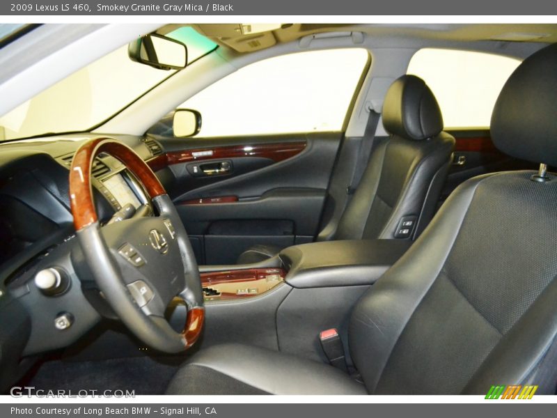 Smokey Granite Gray Mica / Black 2009 Lexus LS 460