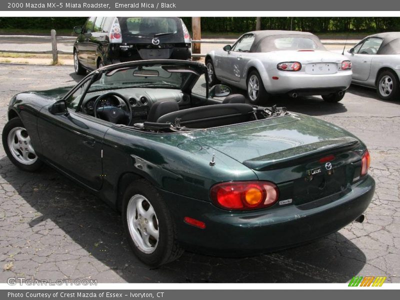 Emerald Mica / Black 2000 Mazda MX-5 Miata Roadster