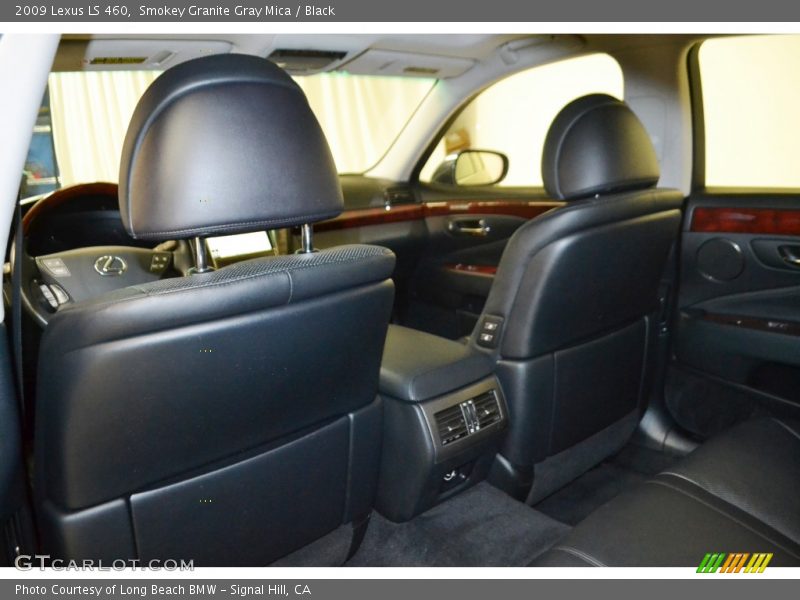 Smokey Granite Gray Mica / Black 2009 Lexus LS 460