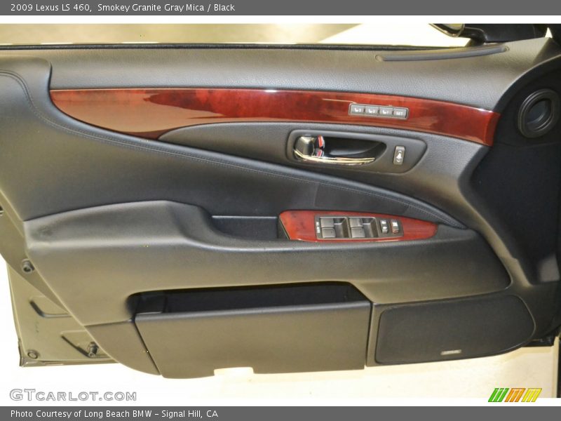 Smokey Granite Gray Mica / Black 2009 Lexus LS 460
