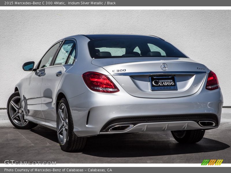 Iridium Silver Metallic / Black 2015 Mercedes-Benz C 300 4Matic