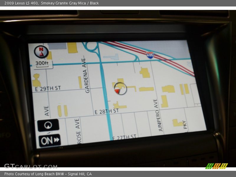 Smokey Granite Gray Mica / Black 2009 Lexus LS 460