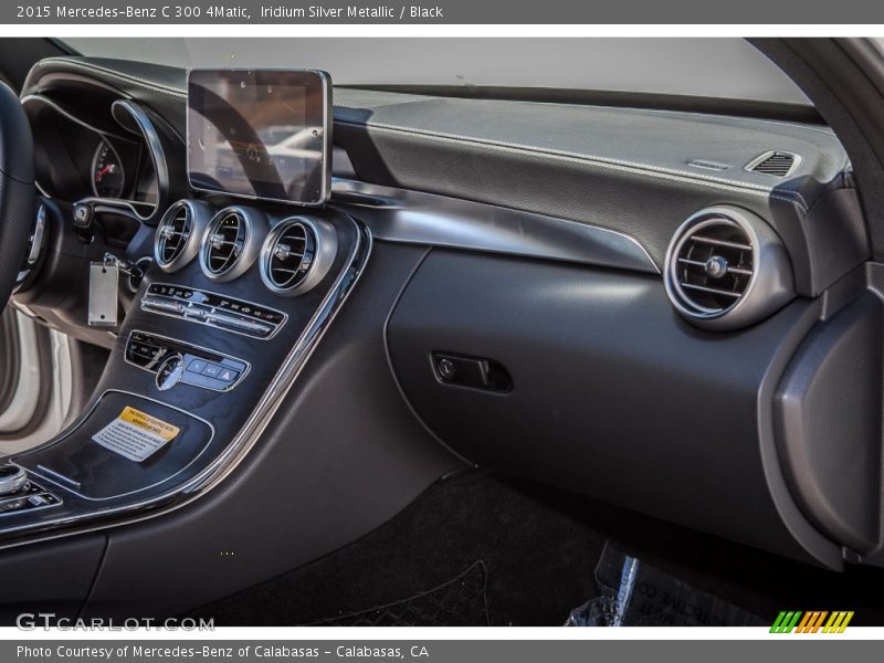 Iridium Silver Metallic / Black 2015 Mercedes-Benz C 300 4Matic