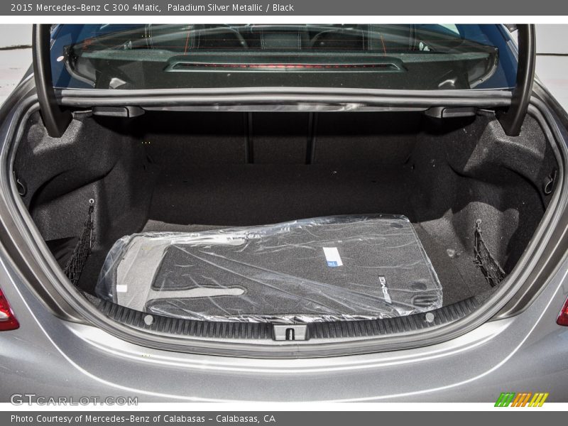 Paladium Silver Metallic / Black 2015 Mercedes-Benz C 300 4Matic