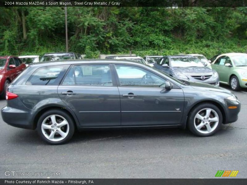 Steel Gray Metallic / Gray 2004 Mazda MAZDA6 s Sport Wagon