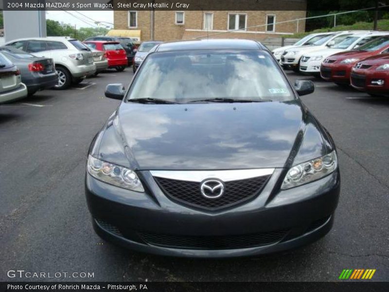Steel Gray Metallic / Gray 2004 Mazda MAZDA6 s Sport Wagon