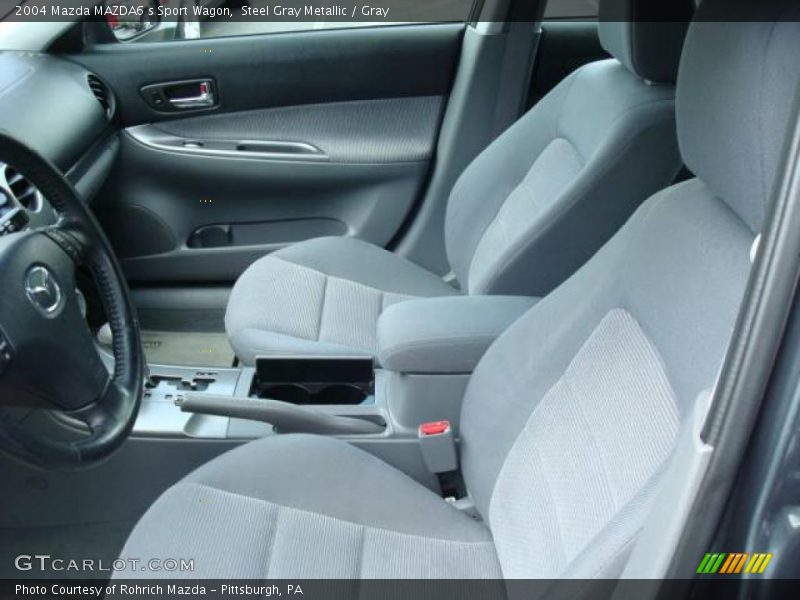 Steel Gray Metallic / Gray 2004 Mazda MAZDA6 s Sport Wagon