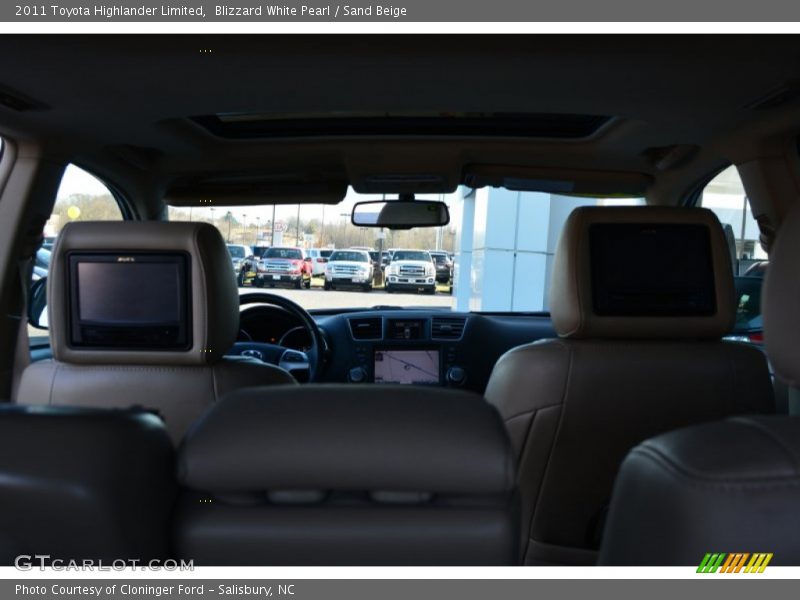 Blizzard White Pearl / Sand Beige 2011 Toyota Highlander Limited