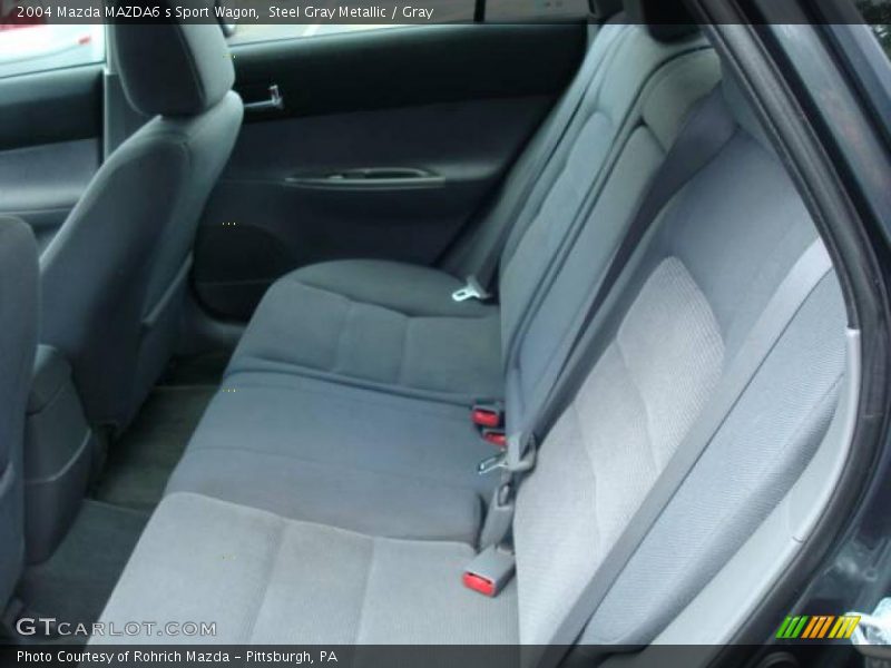 Steel Gray Metallic / Gray 2004 Mazda MAZDA6 s Sport Wagon