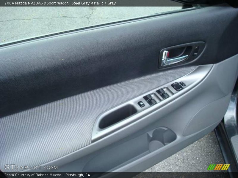Steel Gray Metallic / Gray 2004 Mazda MAZDA6 s Sport Wagon