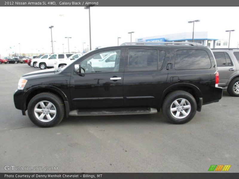 Galaxy Black / Almond 2012 Nissan Armada SL 4WD