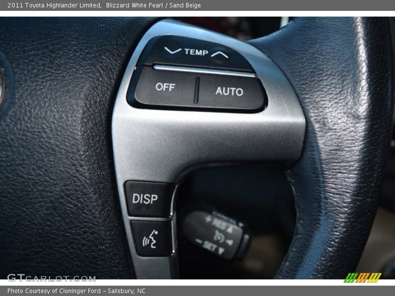 Blizzard White Pearl / Sand Beige 2011 Toyota Highlander Limited