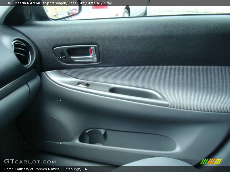 Steel Gray Metallic / Gray 2004 Mazda MAZDA6 s Sport Wagon