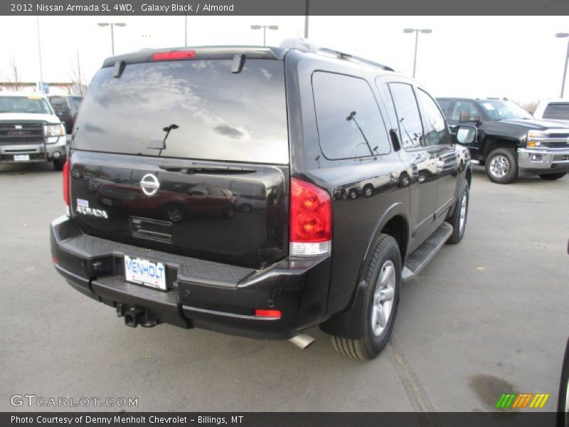 Galaxy Black / Almond 2012 Nissan Armada SL 4WD