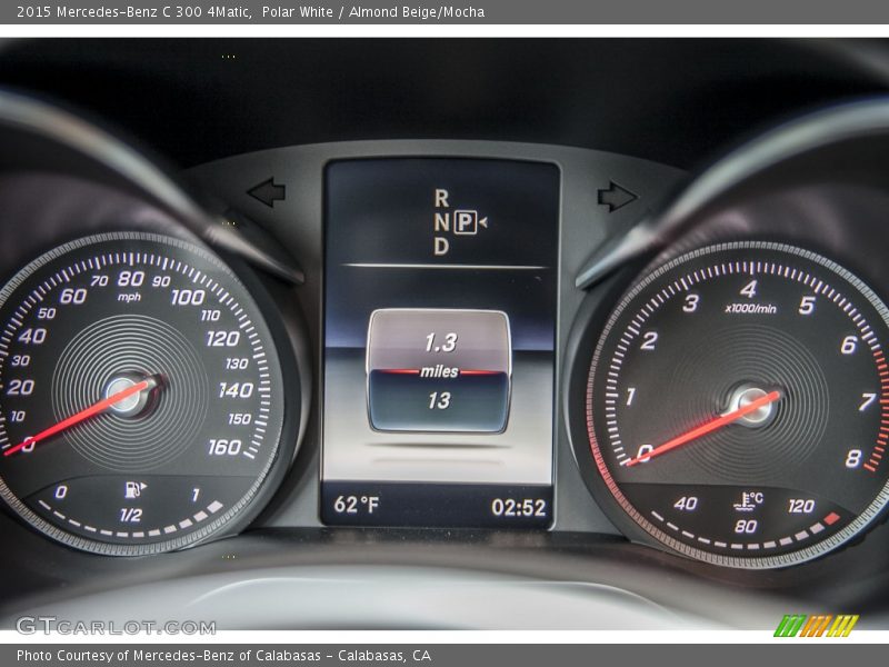 Polar White / Almond Beige/Mocha 2015 Mercedes-Benz C 300 4Matic