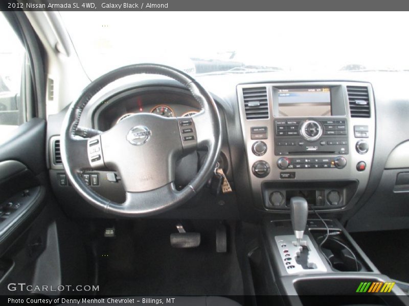 Galaxy Black / Almond 2012 Nissan Armada SL 4WD