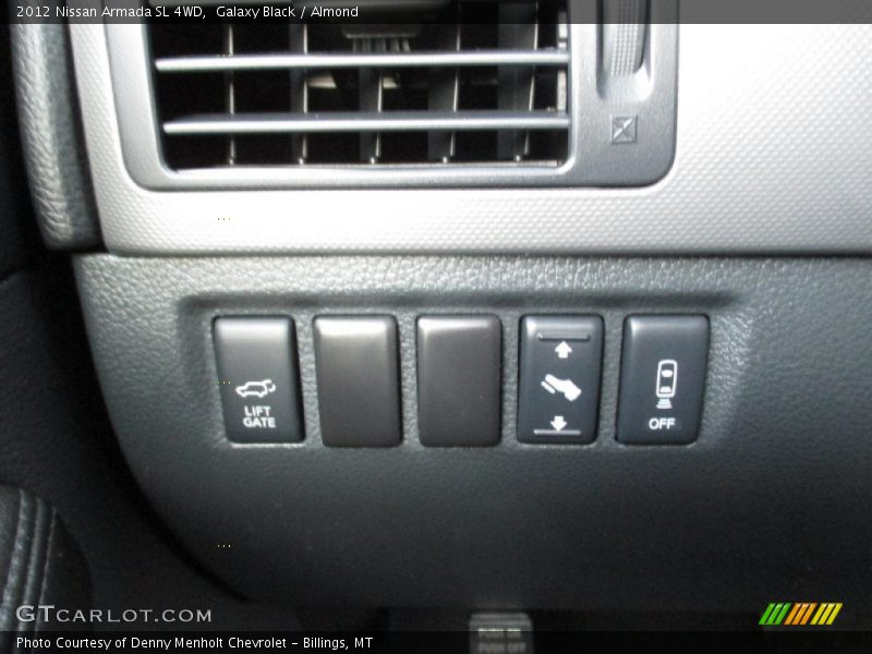 Galaxy Black / Almond 2012 Nissan Armada SL 4WD