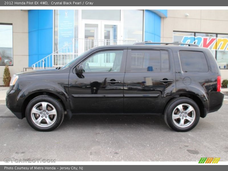 Crystal Black Pearl / Gray 2012 Honda Pilot EX 4WD