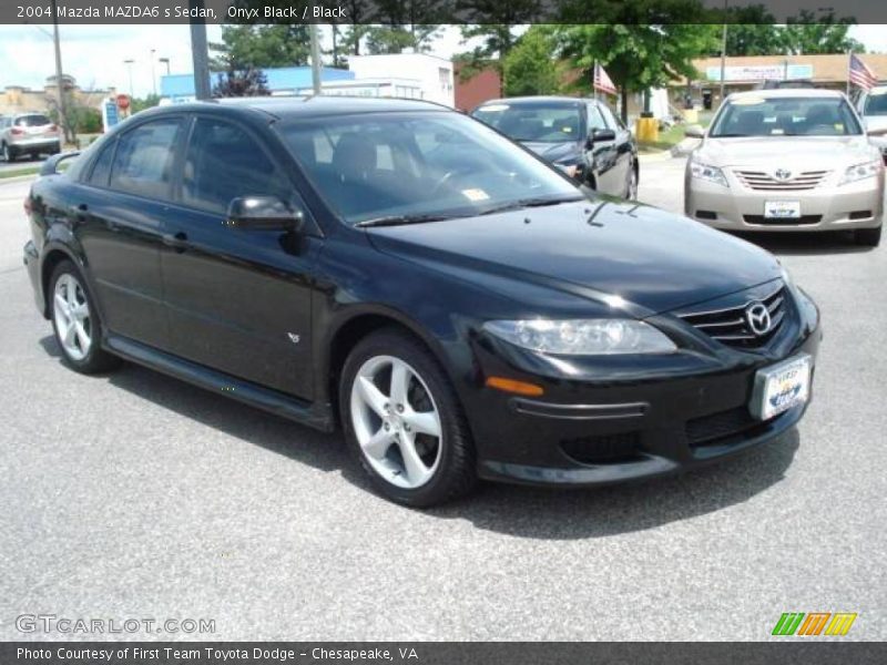Onyx Black / Black 2004 Mazda MAZDA6 s Sedan