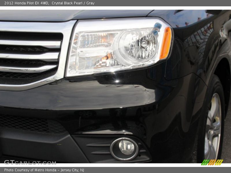 Crystal Black Pearl / Gray 2012 Honda Pilot EX 4WD