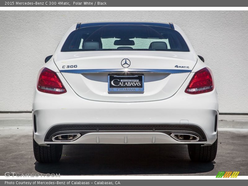 Polar White / Black 2015 Mercedes-Benz C 300 4Matic