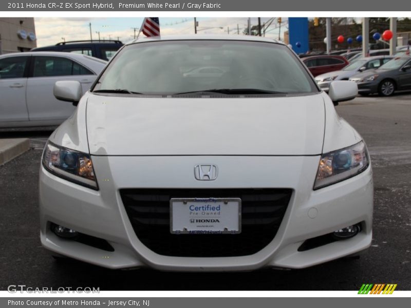 Premium White Pearl / Gray Fabric 2011 Honda CR-Z EX Sport Hybrid