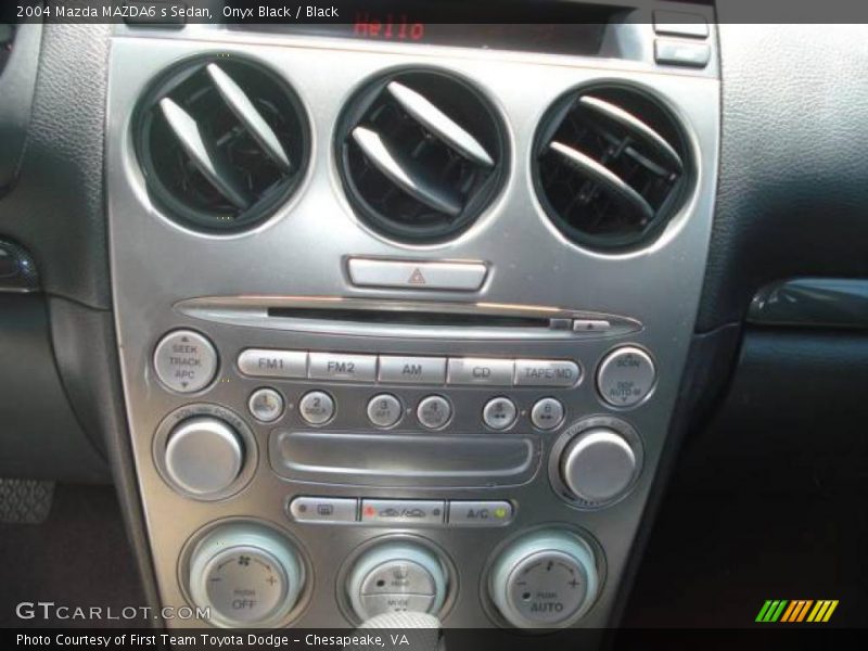 Onyx Black / Black 2004 Mazda MAZDA6 s Sedan