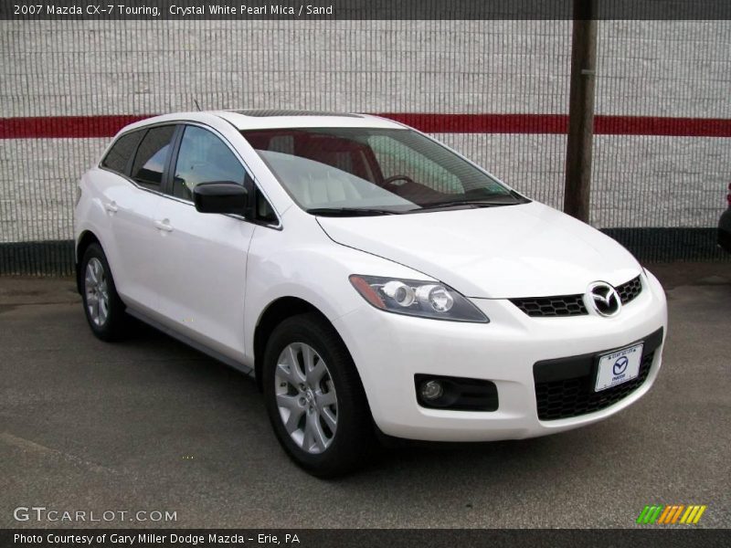 Crystal White Pearl Mica / Sand 2007 Mazda CX-7 Touring