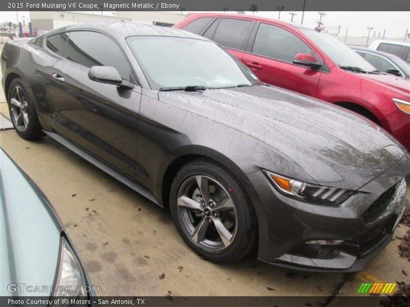 Magnetic Metallic / Ebony 2015 Ford Mustang V6 Coupe