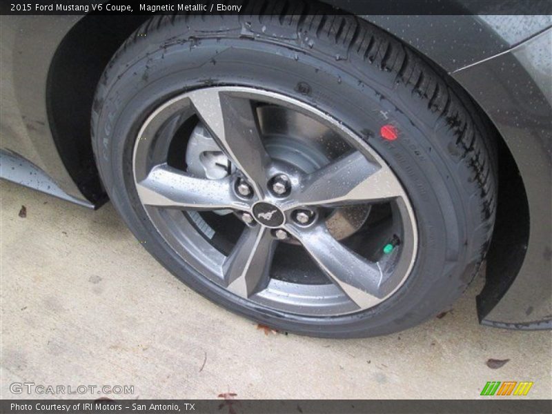 Magnetic Metallic / Ebony 2015 Ford Mustang V6 Coupe