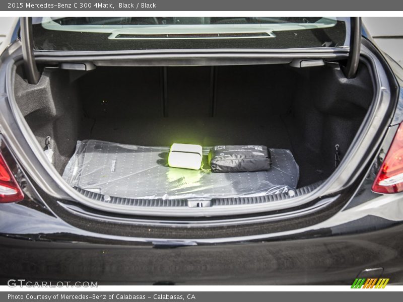 Black / Black 2015 Mercedes-Benz C 300 4Matic