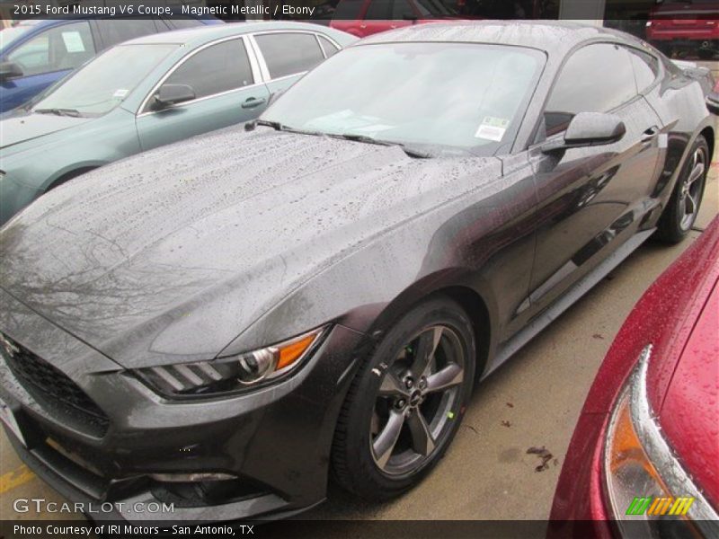 Magnetic Metallic / Ebony 2015 Ford Mustang V6 Coupe